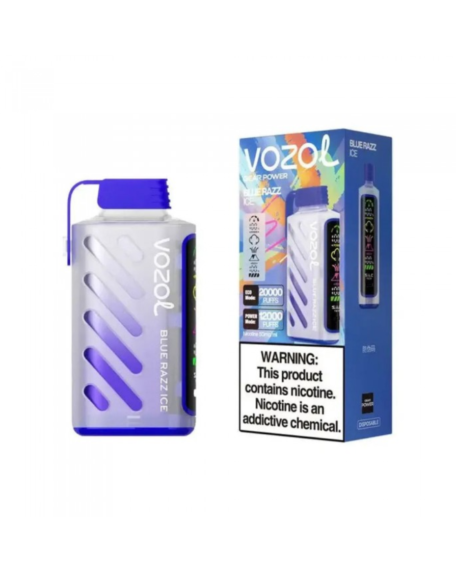 Vozol Gear Power 20000 Blue Razz ice