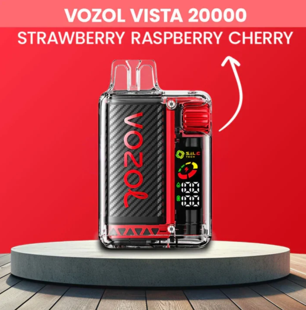 Vozol Vista 20000 Strawberry Raspberry Cherry